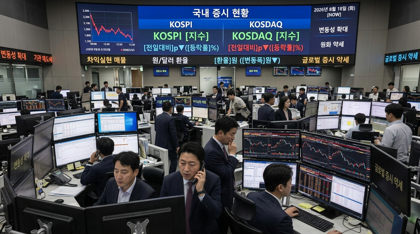 국내 증시 반도체주 변동성